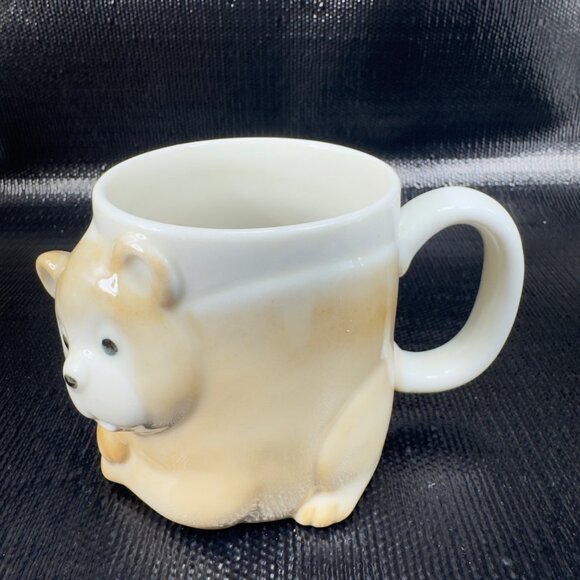 Vintage Bear Shaped Coffee Mug Cup Set 2 3D Mugs Cups Whimsical Kitchenware Mugs - Picture 13 of 14